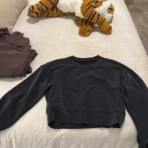 Lululemon Softstreme Cropped Sweatshirt